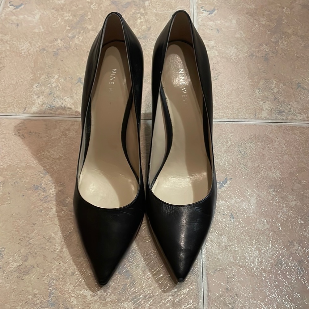 Women’s Nine West pumps, size 8 1/2 M, heel height 3 1/2 inches